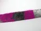 Preview: Leather Cord, pink/silver, ±14x2mm, ±150cm