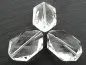 Preview: Crystal oval, ±24x20x12mm, crystal, 2 pc.