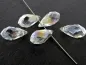 Preview: Tropfen Perlen, Farbe: Kristall irisierend, Grösse: ±10x20mm, Menge: 1 Stk.
