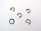 Preview: Edelstahl Ring offen, Farbe: Platinium, Grösse: 6 mm, Menge: 10 Stk.