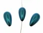 Mobile Preview: Miracle-Bead Perlen, Farbe: türkis, Grösse: ±22x12mm, Menge: 1 Stk.