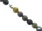 Mobile Preview: Indian Agat, Semi-Precious Stone, Color: multi, Size: ±8mm, Qty: 1 string 16" (±47 pc.)