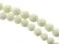 Preview: coquillage perle, Couleur: blanc, Taille: ±6mm, Quantite: chaîne ± 40cm, (±65 piece)