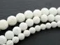 Preview: coquillage perle, Couleur: blanc, Taille: ±6mm, Quantite: chaîne ± 40cm, (±65 piece)