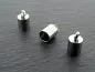 Preview: Stainless Steel Eye end part for ±6mm , Color: Platinum, Size: ±7x12mm, Qty: 2 pc.