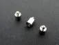 Preview: Stainless Steel Eye end part for ±6mm , Color: Platinum, Size: ±6x10mm, Qty: 2 pc.