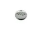 Preview: Stainless Steel Pendant, Color: Platinum, Size: ±13mm, Qty: 1 pc.