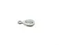 Preview: Stainless Steel Pendant, Color: Platinum, Size: ±13x7mm, Qty: 1 pc.