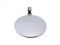 Preview: Engrave Stainless steel pendant with your own design, Color: Platinum, Size: ±33mm, Qty: 1 pc.