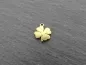 Preview: Stainless Steel Shamrock, Color: Gold, Size: ±10mm, Qty: 1 pc.
