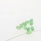 Mobile Preview: Glassbeads Olive, color green, ±7x5mm, 100 pc.