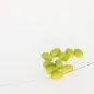 Mobile Preview: Glassbeads Olive, color green, ±7x5mm, 100 pc.