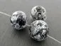 Mobile Preview: Glass Bead, Color: Black, Size: 18 mm, Qty: 2 pc.