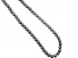 Preview: BULK Perles rondes en hématite, pierre semi précieuse, Couleur: gris, Taille: ±6mm, Quantite: chaîne ± 40cm, (±75 piece)