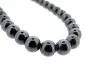 Preview: BULK Hematite Round Beads, Semi-Precious Stone, Color: grey, Size: ±8mm, Qty: 1 string 16" (±55 pc.)