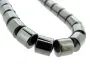 Preview: BULK Hematite Cylinder Beads, Semi-Precious Stone, Color: grey, Size: ±8x8mm, Qty: 1 string 16" (±49 pc.)