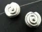 Preview: Silber 925 Perlen Schnecke, Farbe: Silber, Grösse: ±17x8mm, Menge: 1 Stk.