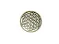 Preview: Laser Cut Pendant Flower of Life, Color: brown, Size: ±40x4mm, Qty: 1 pc.