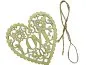 Preview: Laser Cut Pendant Love with line, Color: brown, Size: ±79mm, Qty: 1 pc.