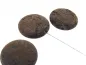 Preview: Lava Scheibe, Color: Brown, Size: ±25x8mm, Qty: 1 pc.