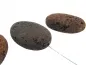 Preview: Lava Disk Oval, Color: Brown, Size: ±35x10mm, Qty: 1 pc.