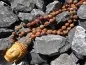 Preview: Prayer Beads, Mala hand knotted, Color: brown, Size: ±110cm, Qty: 1 pc.