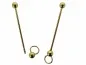 Preview: Pin to screw, Color: gold, Size: ±58mm, Qty: 1 pc.