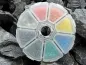 Preview: Rocailles Bastelset in Aktion, Farbe: 7, diverse, Grösse: ±3mm (8/0), Menge: ±70 gr.