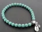 Mobile Preview: Swarovski Crystal Pearls 6mm Bracelet, jade