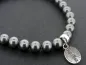 Preview: Swarovski Crystal Pearls 6mm Bracelet, Light Grey