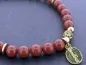 Mobile Preview: Swarovski Crystal Pearls 6mm Bracelet, Red Coral