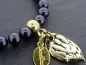 Preview: Swarovski Crystal Pearls 6mm Bracelet, Night Blue