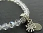 Preview: Swarovski Armband 6 mm in Crystal Moonlight