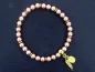 Preview: Swarovski Crystal Pearls 6mm Bracelet, Rose Peach