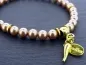Preview: Swarovski Crystal Pearls 6mm Bracelet, Bright Gold