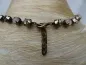 Preview: Antique Vergoldete Halskette, eingefasst mit 8 mm Swarovski Kristall Strasssteinen