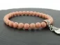 Preview: Swarovski Crystal Pearls 6mm Bracelet, Pink Coral
