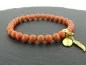 Preview: Swarovski Crystal Pearls 6mm Armband, Coral