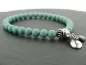 Preview: Swarovski Crystal Pearls 6mm Bracelet, jade
