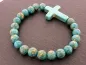 Preview: Bracelet en pierre semi-précieuse turquoise avec perles de 8 mm
