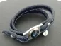 Preview: Wrap bracelet blue leather