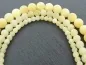 Preview: Yellow Jade matt, pierre semi précieuse, Couleur: jaune, Taille: 8mm, Quantite: chaîne ±38cm, (±46 piece)