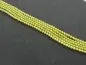 Mobile Preview: Zirkonia Perlen, Farbe: gelb, Grösse: ±2.3mm, Menge: 1 strang ±40cm (±159 Stk.)