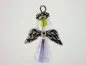 Mobile Preview: Wing made of glas, Color; silver, Size: ±18x8mm, Qty: 2 pc.