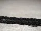 Preview: Spinelle noir facetté, pierre semi-précieuse, Couleur: noir, Taille: ±2mm, Quantité: 1 chain ±40cm (±160 Pcs.)
