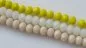 Preview: Briolette Perlen, Farbe: beige, Grösse: 6x8mm, Menge: 15 Stk.