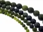 Preview: Canada jade, Halbedelstein, Farbe: grün, Grösse: ±4mm, Menge: 1 strang ±40cm (±91 Stk.)