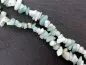 Preview: Amazonite Semi-Precious Stone Chips, Color: turquoise, Size: --, Qty: String ±32"