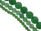 Preview: Jade, Halbedelstein, Farbe: grün, Grösse: ±8mm, Menge: 1 strang ±40cm (±47 Stk.)