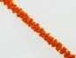 Mobile Preview: Rocailles-Kette am Stück, Farbe: orange, Grösse: ±6mm, Menge: 10cm